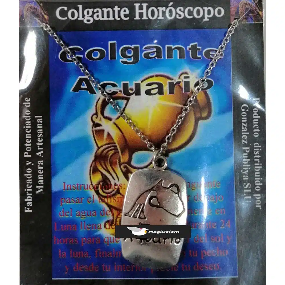 Colgante de Metal Horóscopo Acuario