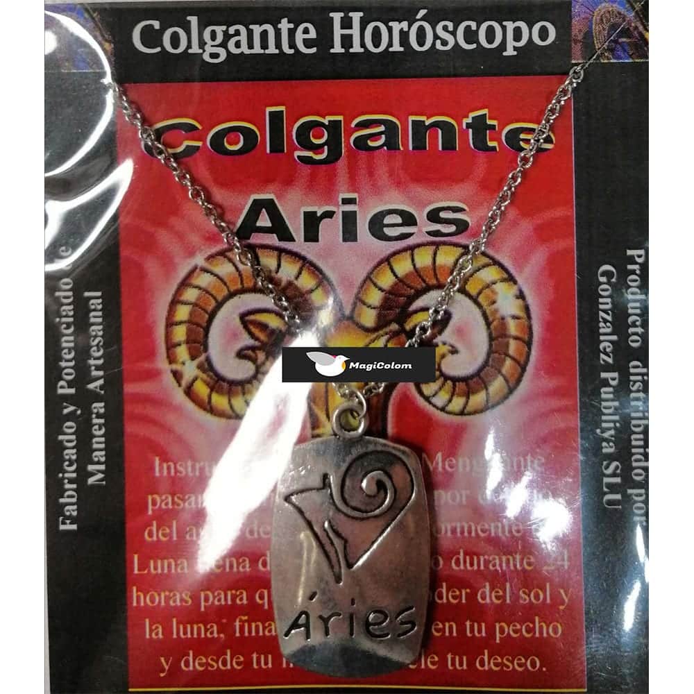 Colgante de Metal Horóscopo Aries
