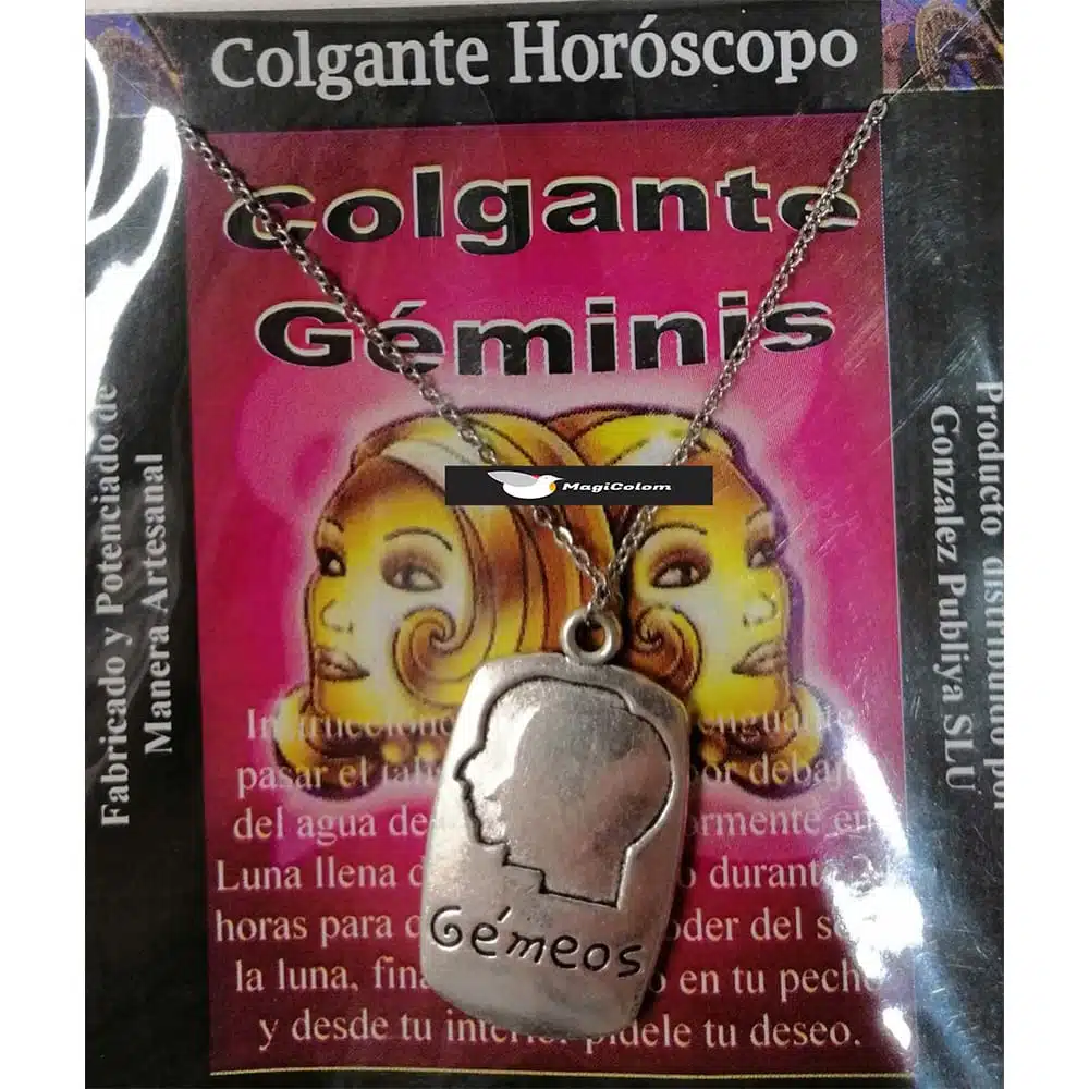 Colgante de Metal Horóscopo Géminis