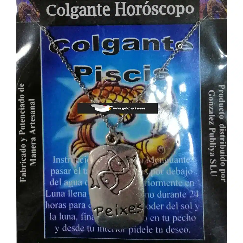 Colgante de Metal Horóscopo Piscis