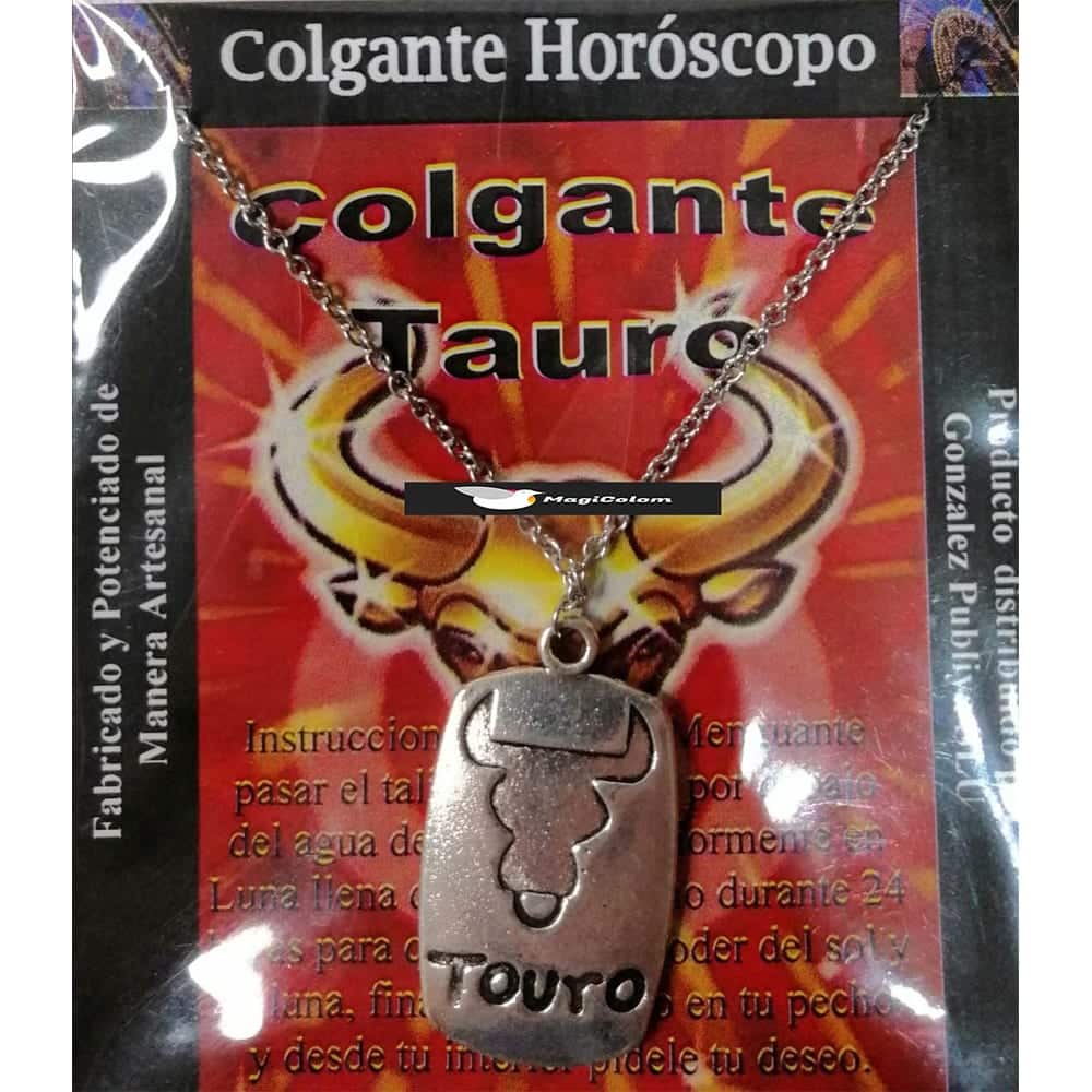 Colgante de Metal Horóscopo Tauro