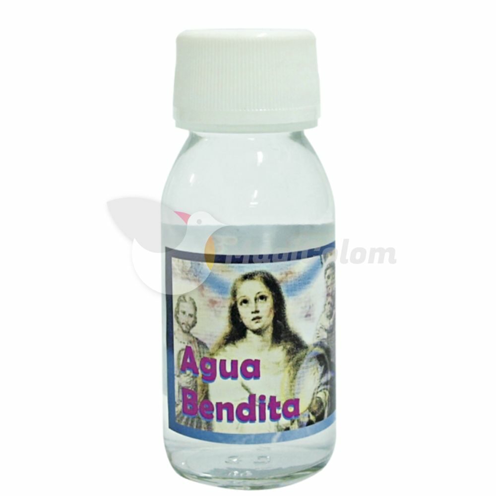 Agua Bendita Purificada, botella de Cristal de 50ml
