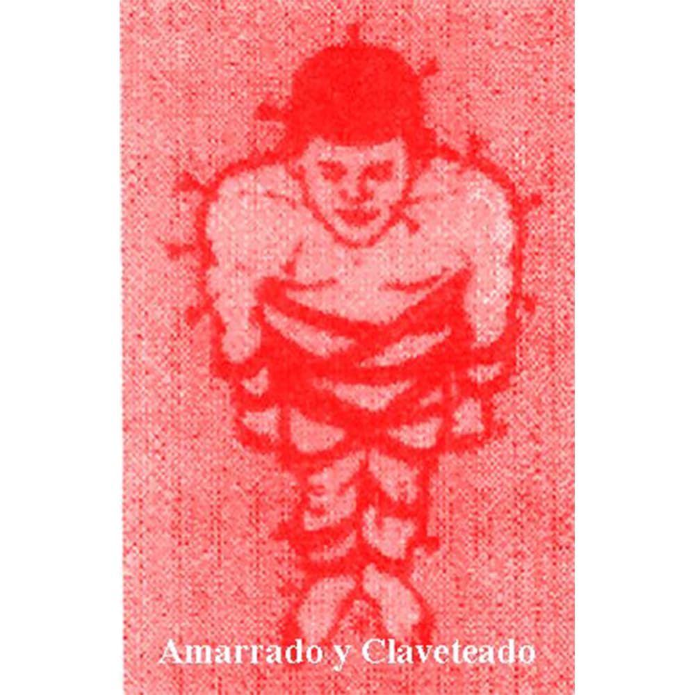 Estampa Plastificada Amarrado y Claveteado