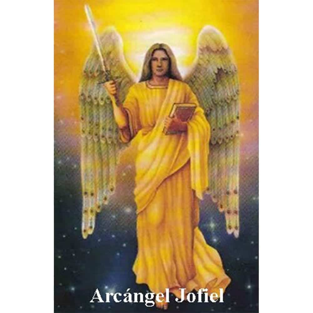 Estampa Plastificada Arcángel Jofiel