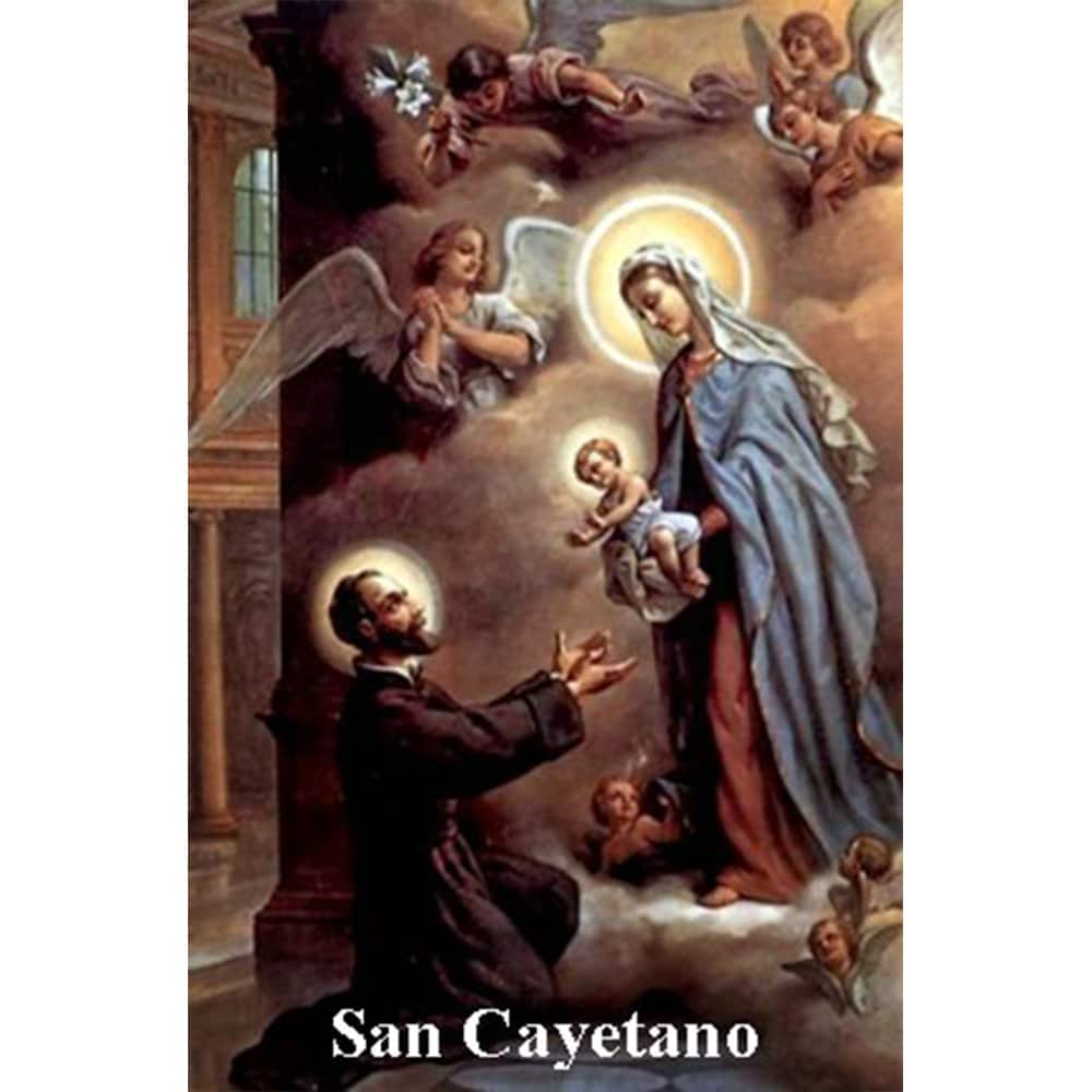 Estampa Plastificada San Cayetano