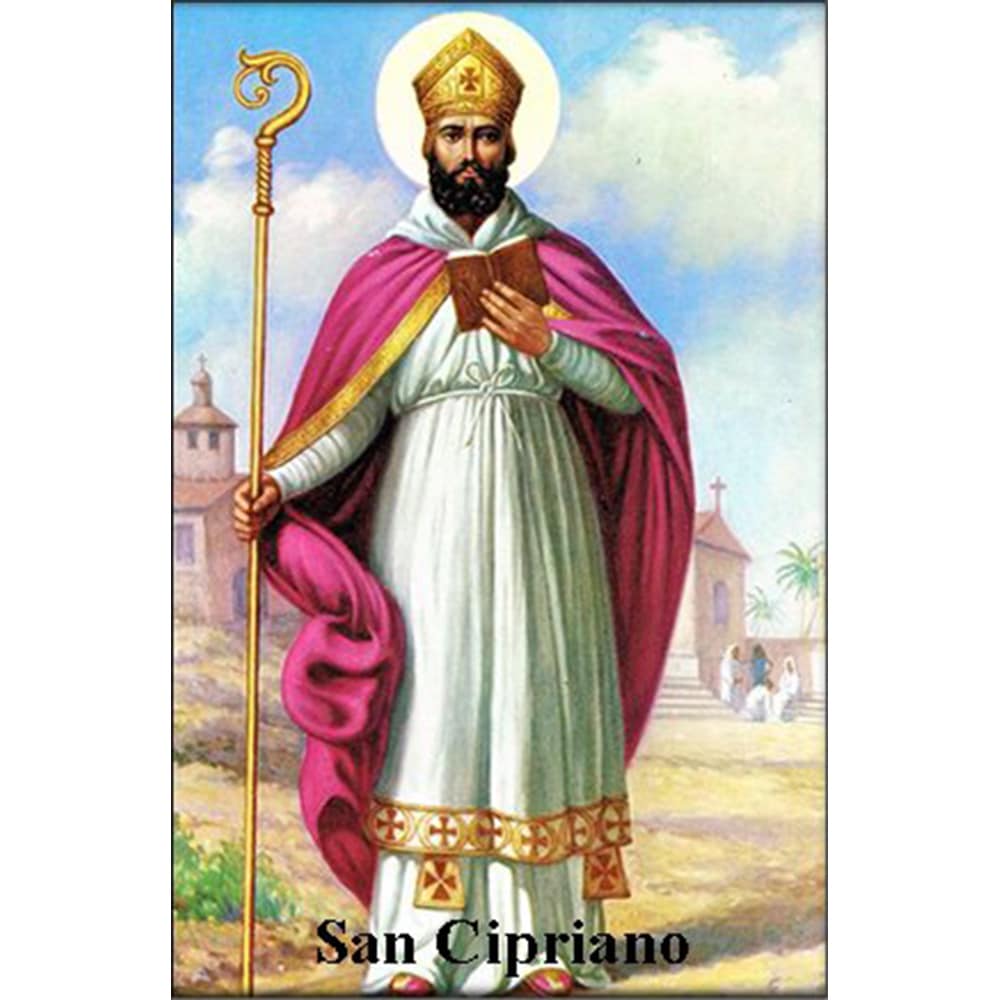 Estampa Plastificada San Cipriano