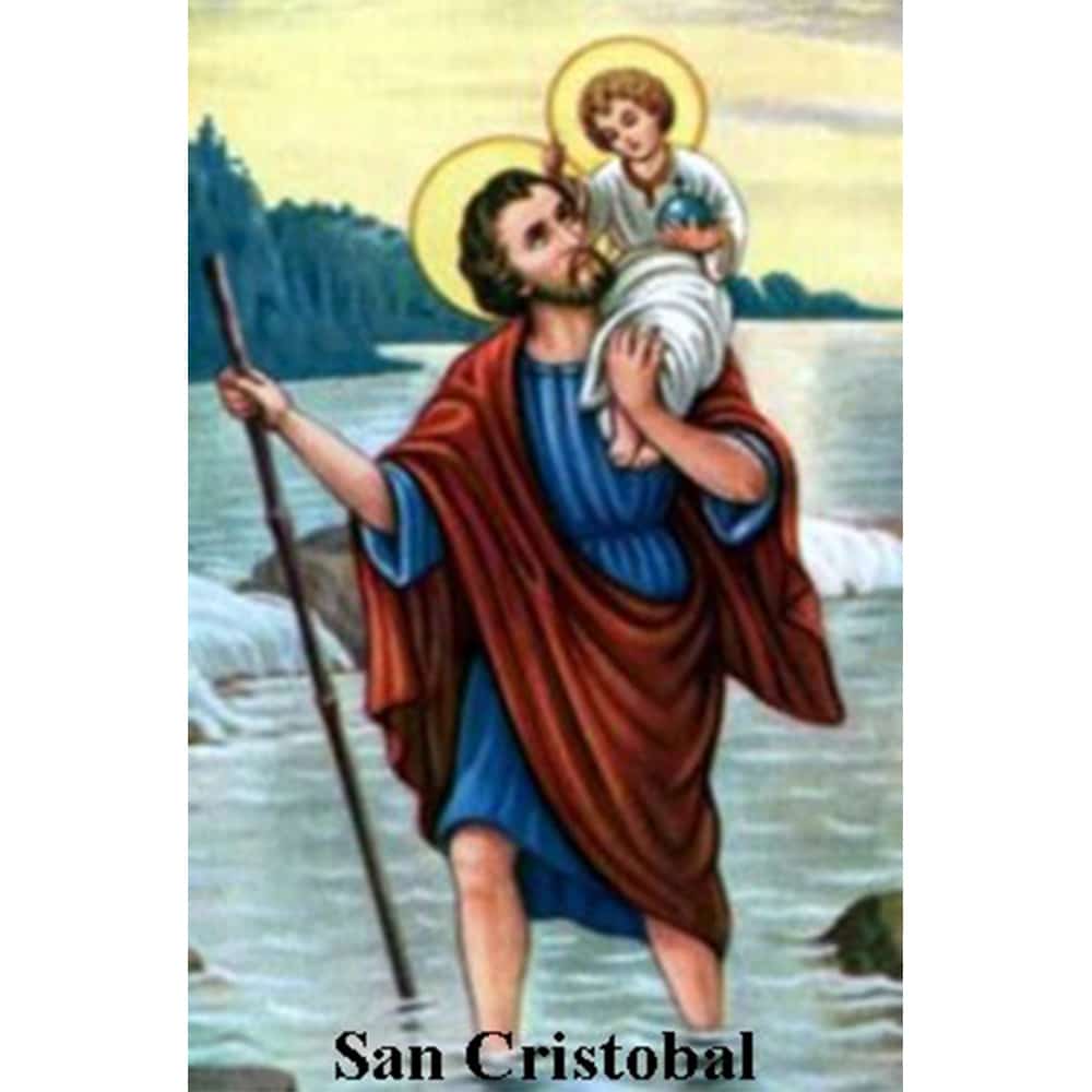 Estampa Plastificada San Cristóbal