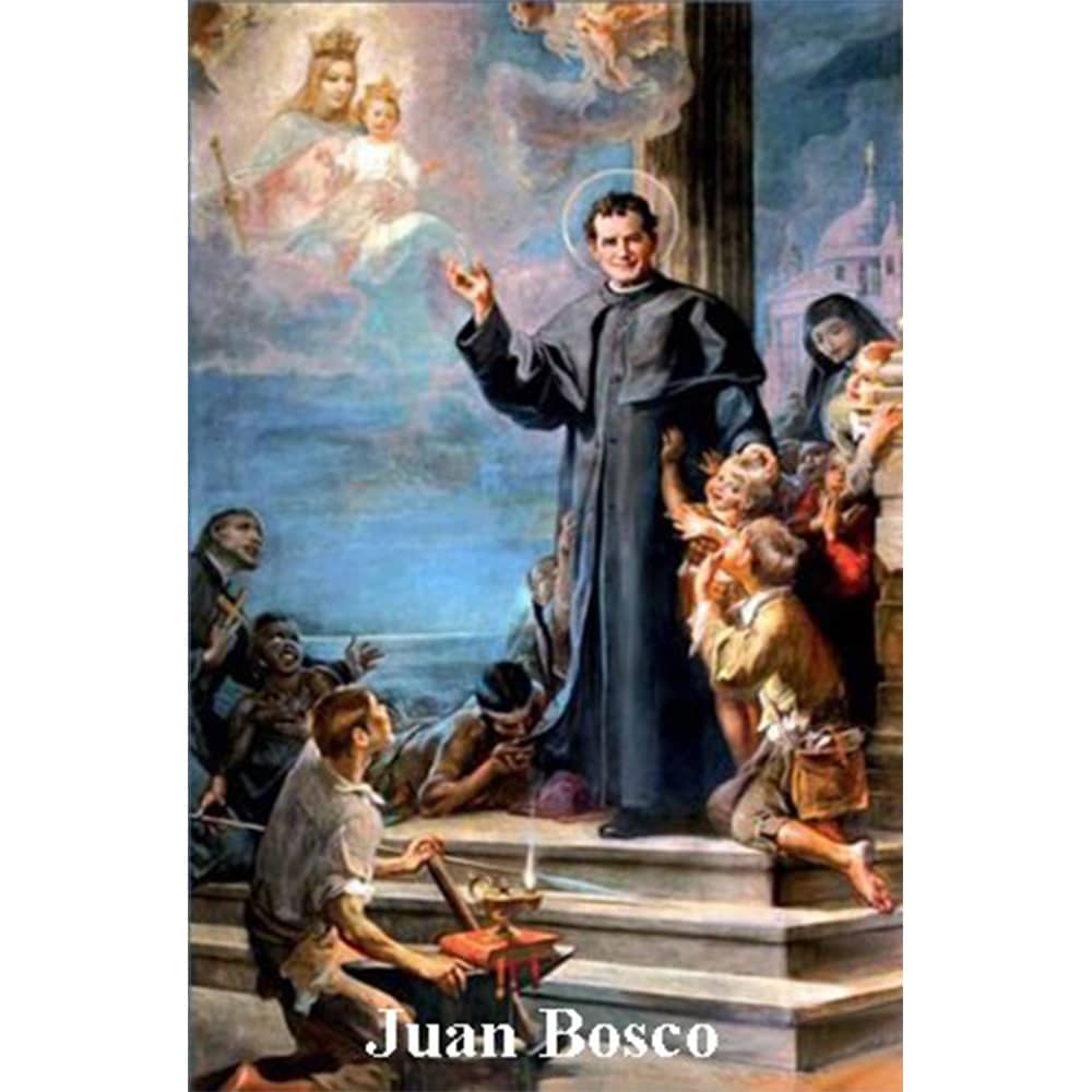 Estampa Plastificada San Juan Bosco