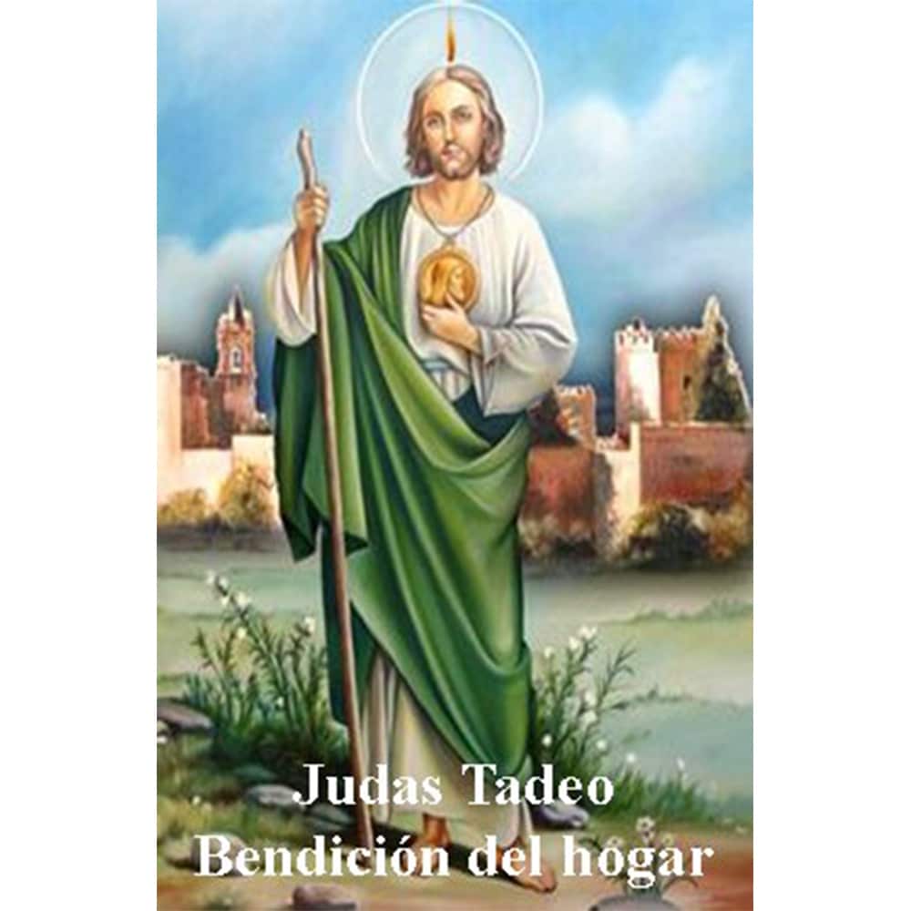 Estampa Plastificada San Judas Tadeo Bendición del hogar