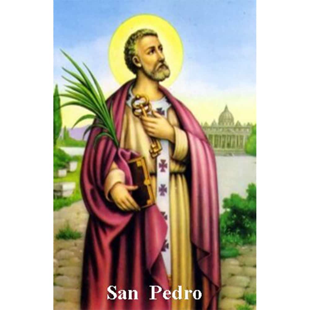 Estampa Plastificada San Pedro