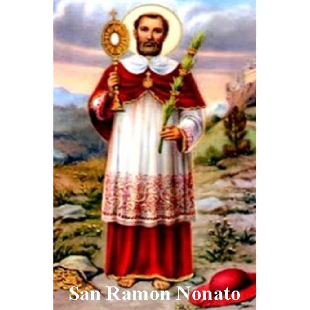 Estampa plastificada San Ramón Nonato