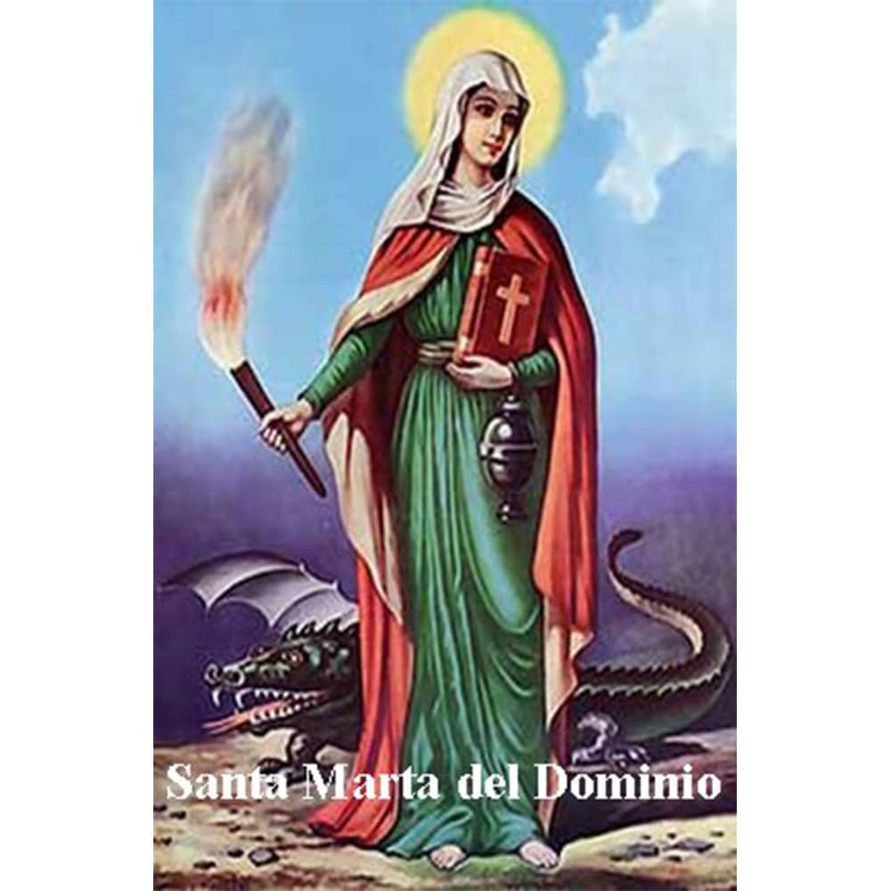 Estampa Plastificada Santa Marta del dominio