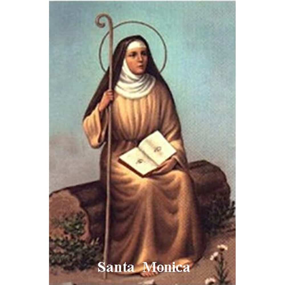 Estampa Plastificada Santa Mónica