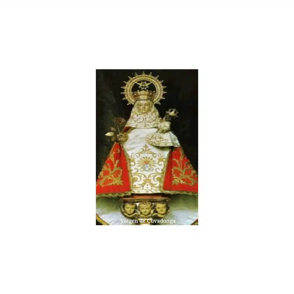Estampa Plastificada Virgen de Covadonga
