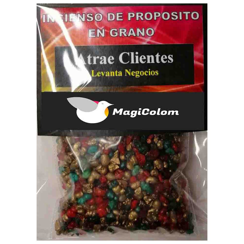 Incienso en granos Atrae clientes