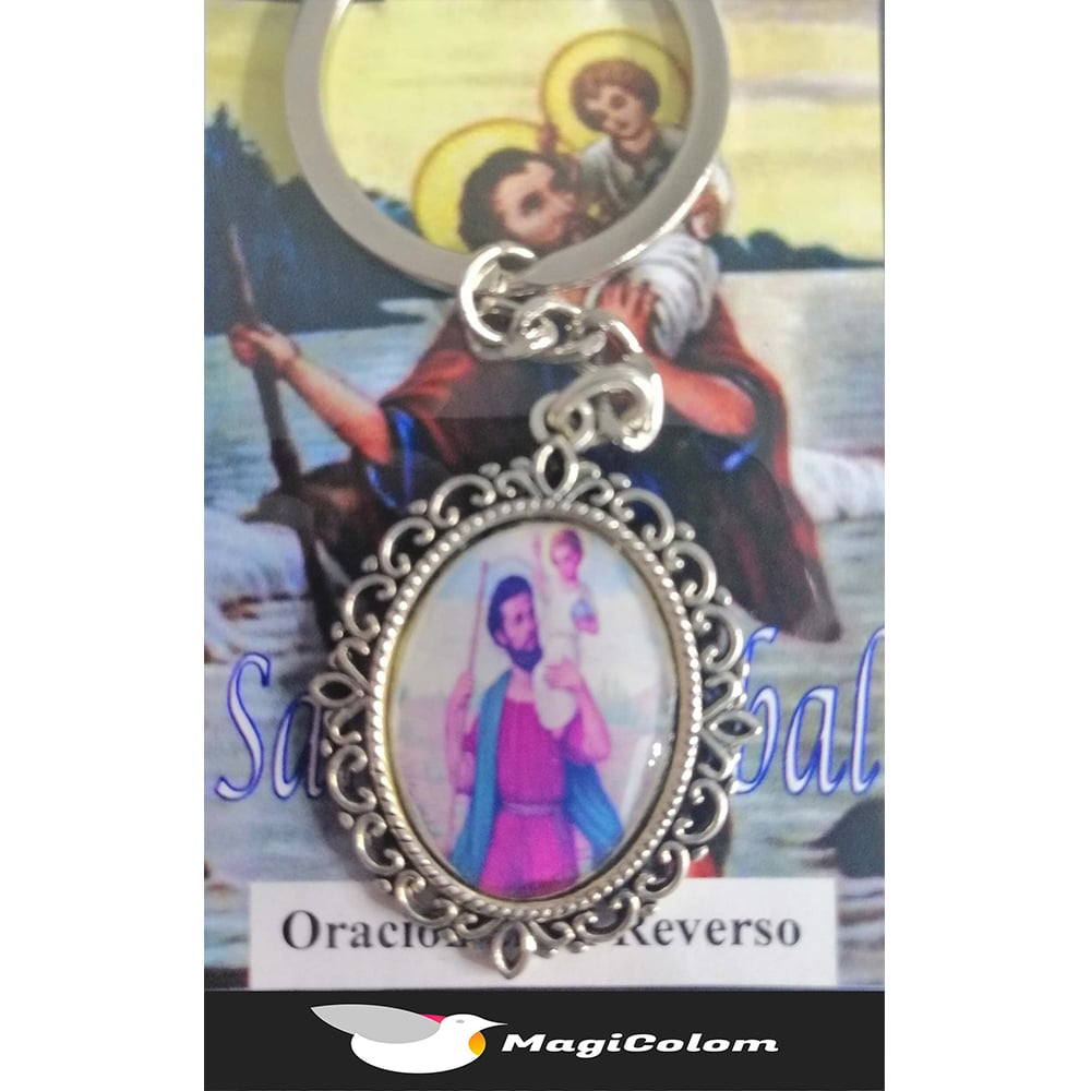 Llavero Esmaltado San Cristóbal