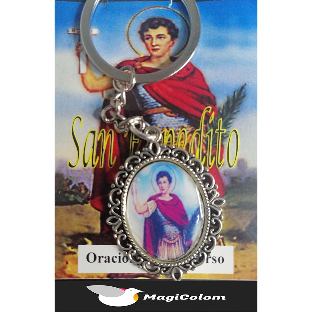 Llavero Esmaltado San Expedito