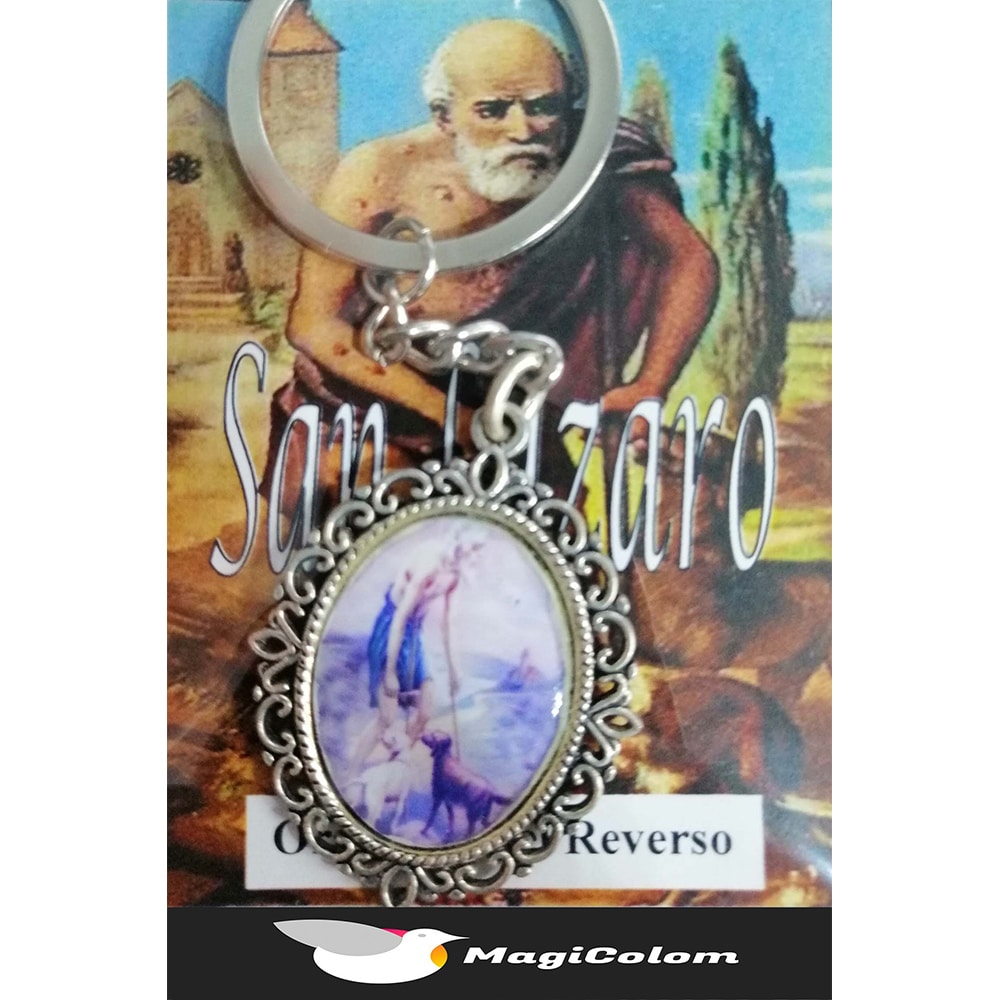 Llavero Esmaltado San Lázaro