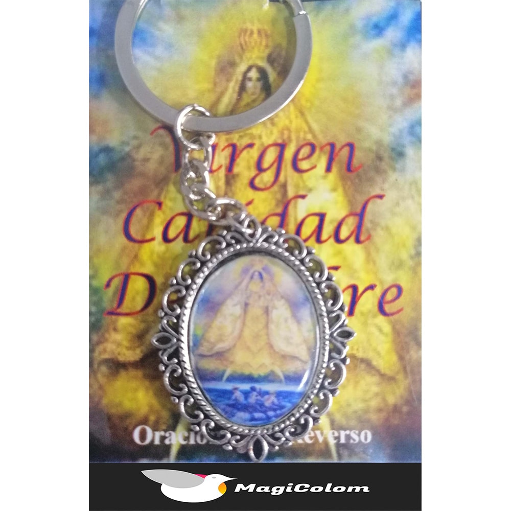 Llavero Esmaltado Virgen Caridad del Cobre
