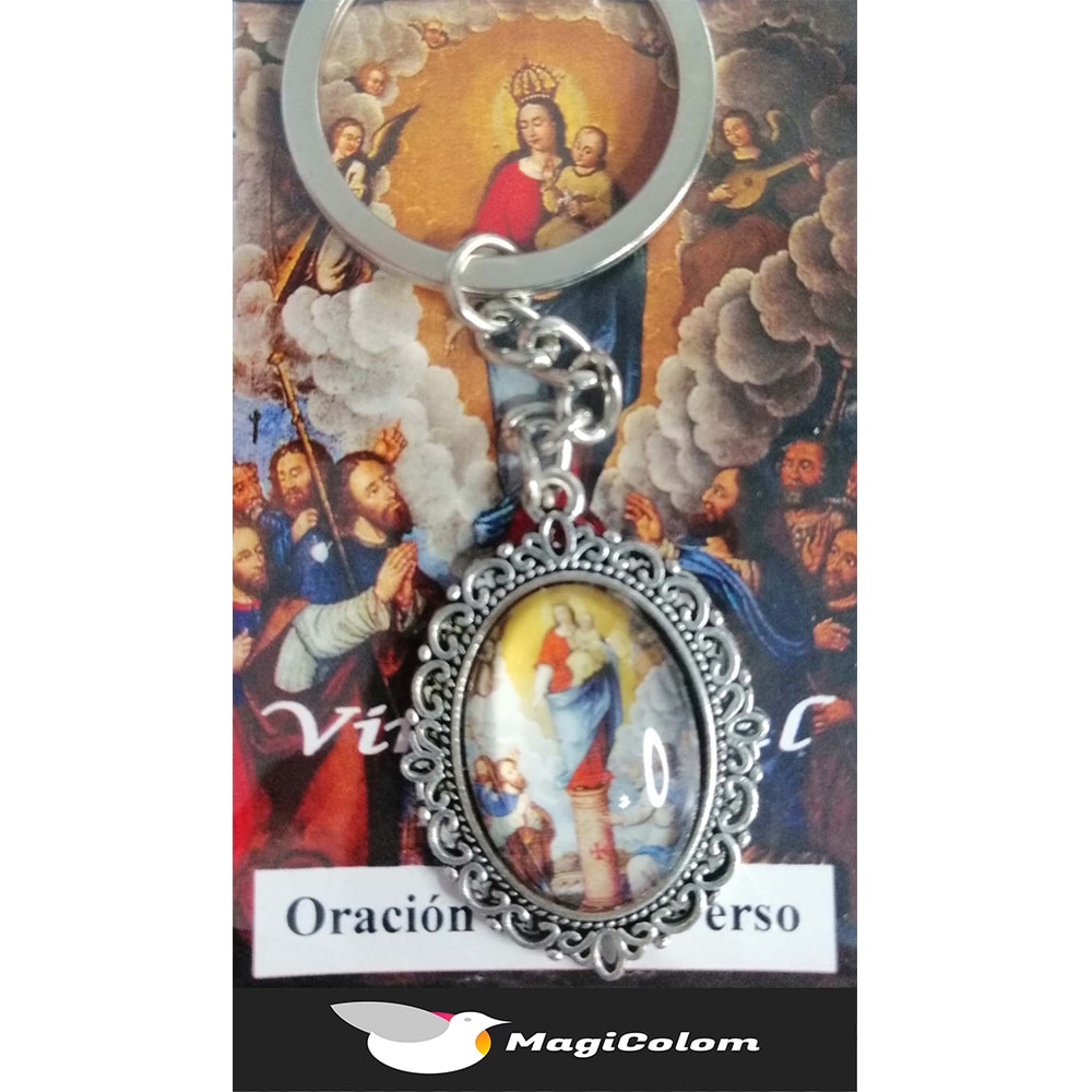 Llavero Esmaltado Virgen del Pilar