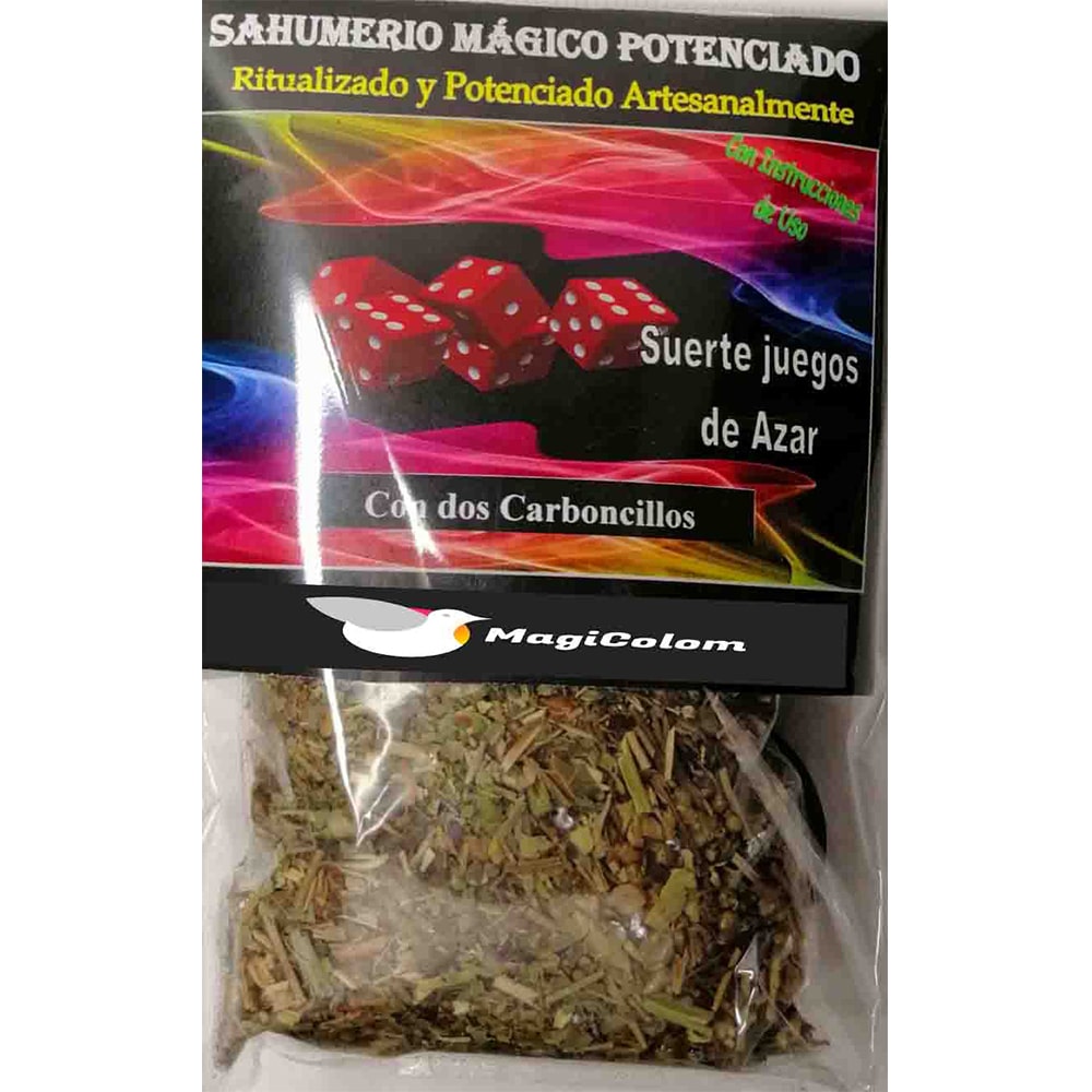 Sahumerio Esotérico Suerte Juegos de Azar