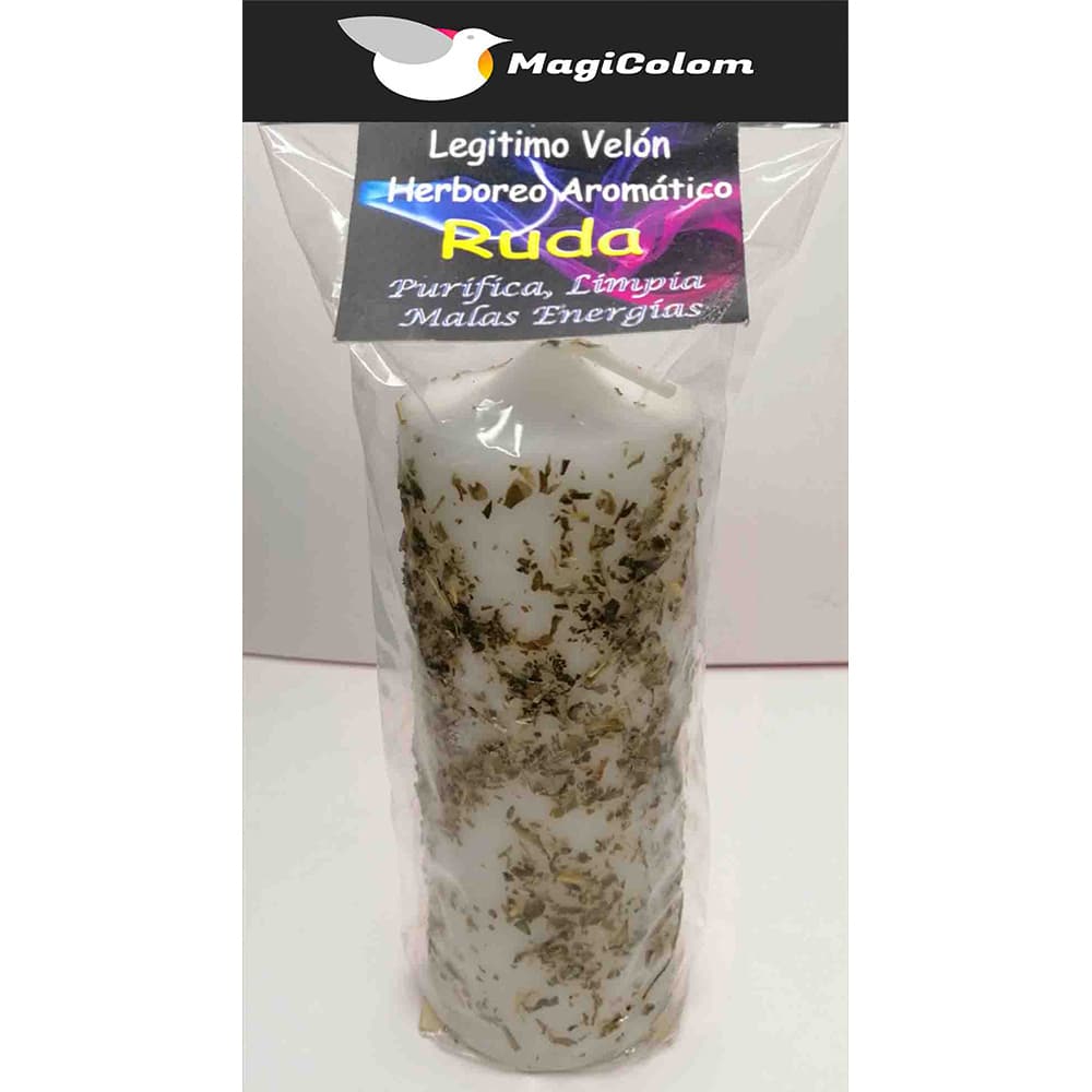 Velón Herboreo Aroma Ruda