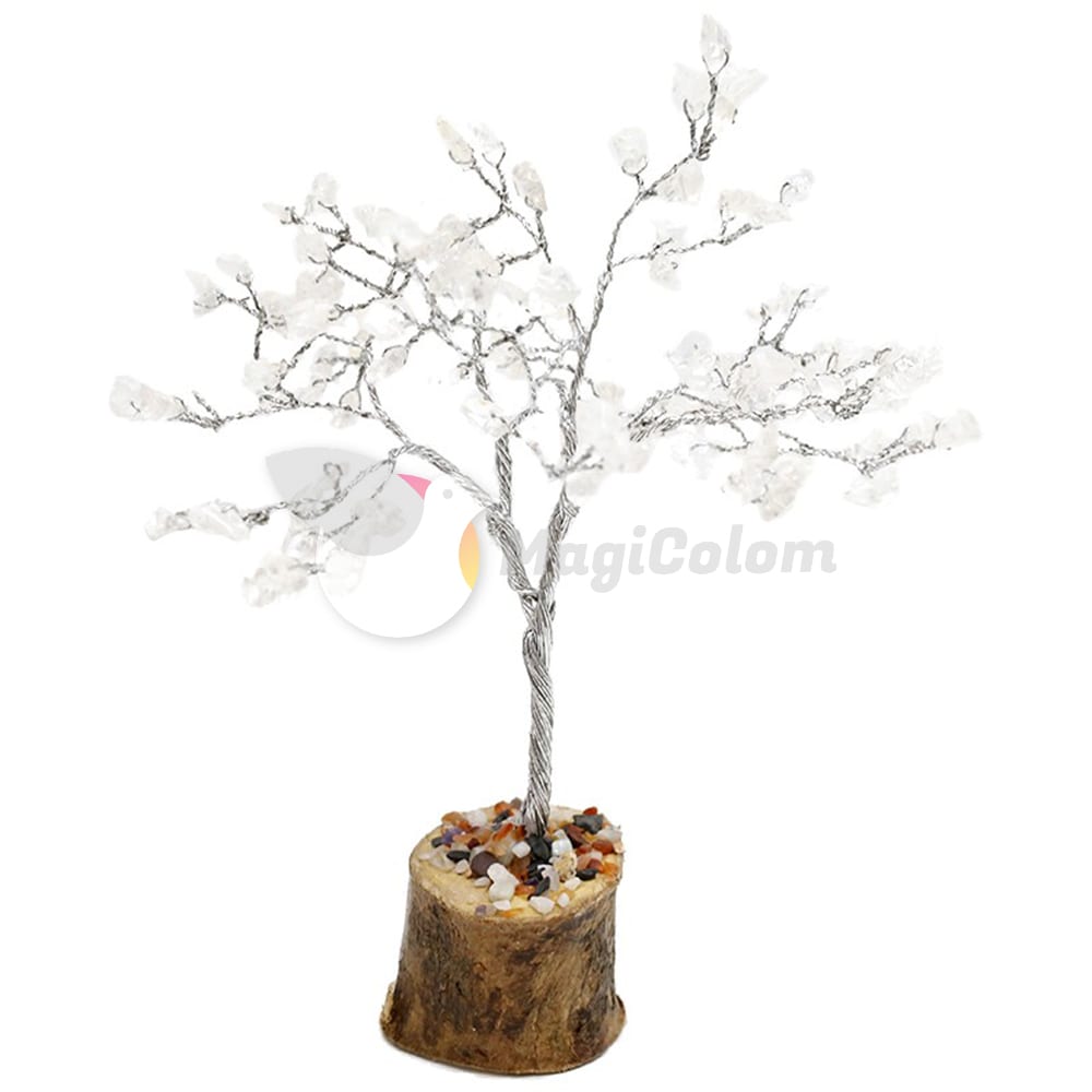 Árbol de mineral Feng Shui Cuarzo Cristal