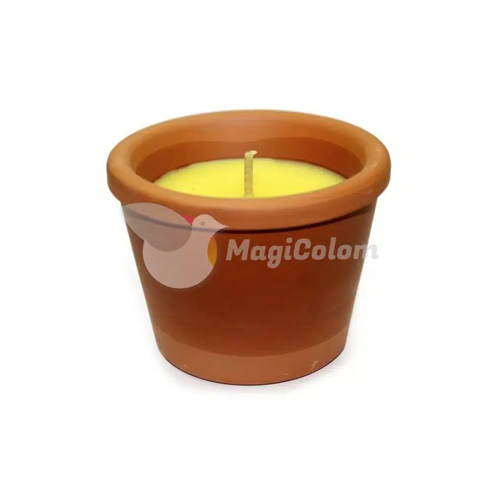 Vela Maceta Terracota Citronela