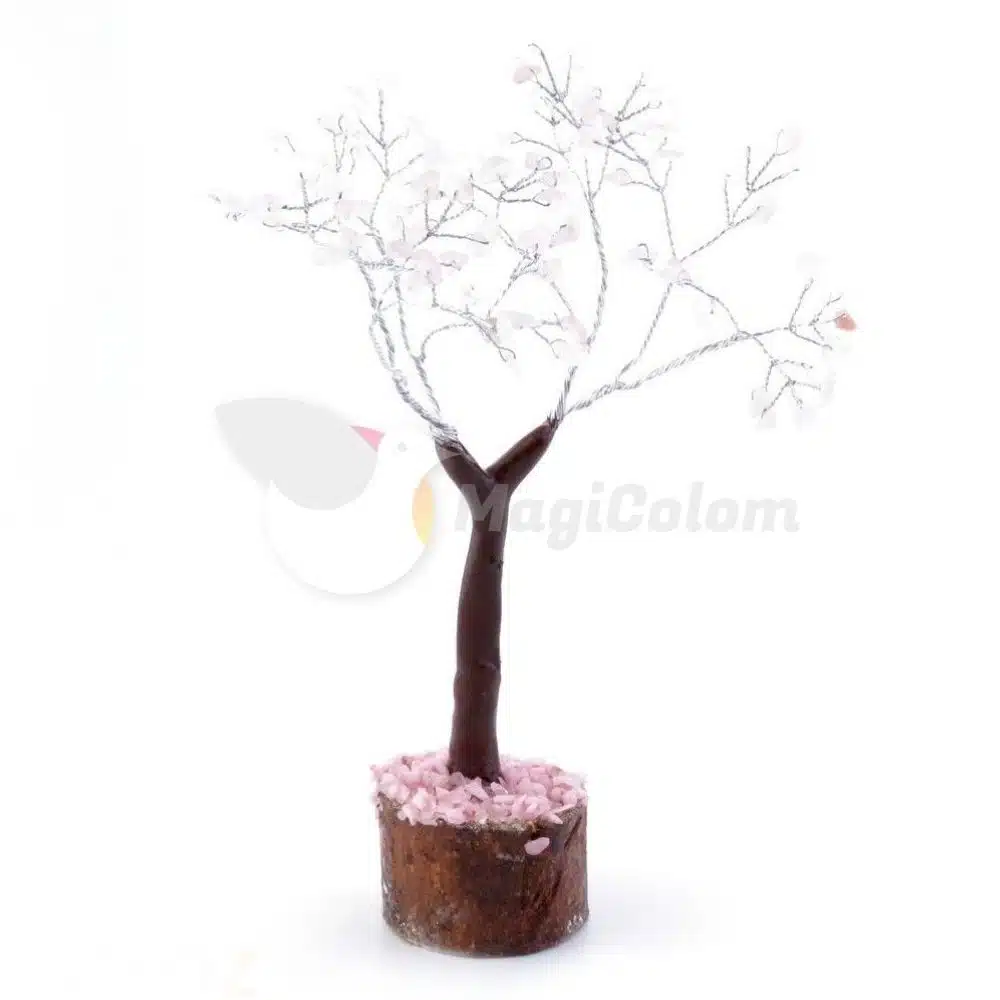 Árbol de Cuarzo Rosa Feng Shui