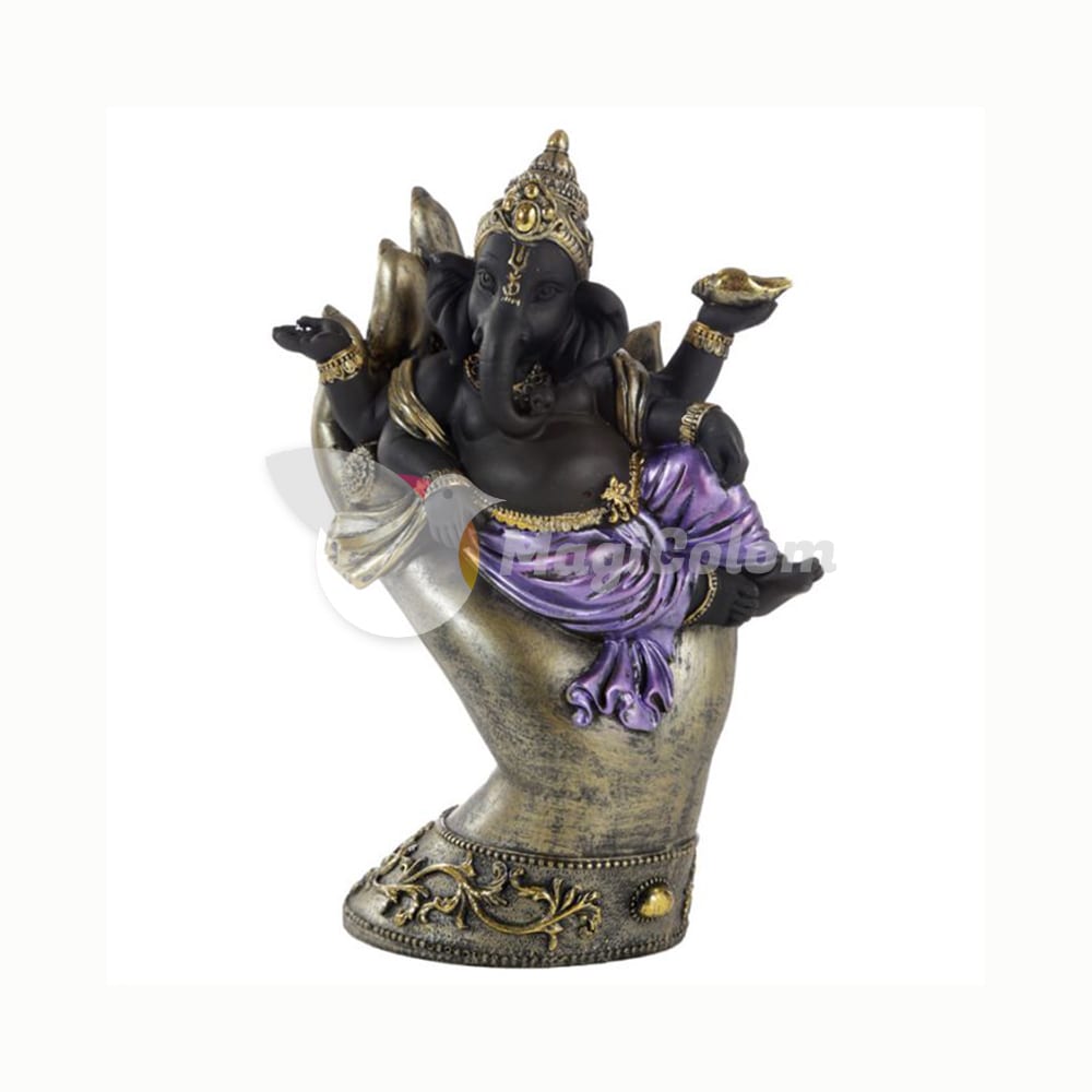 Figura Ganesha Tumbado sobre Mano