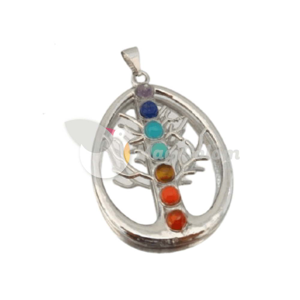 Colgante 7 chakras Árbol de la vida