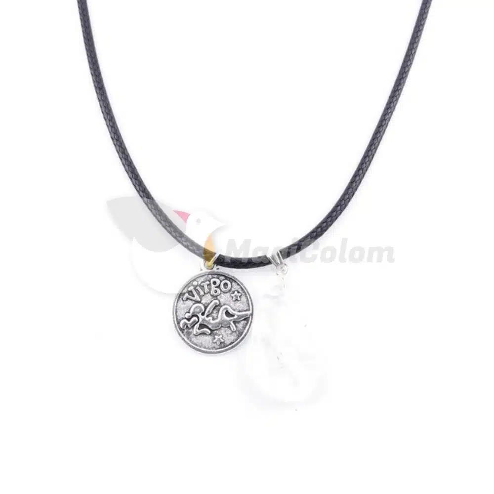 Collar Amuleto Virgo y Cuarzo Blanco