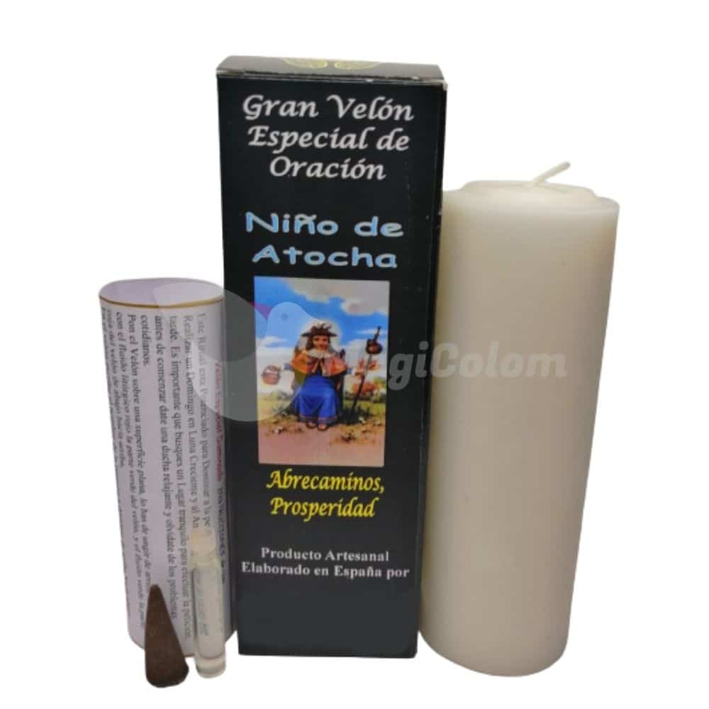Velón con Oración Niño de Atocha
