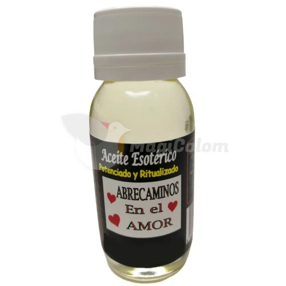 Aceite Abrecaminos en el Amor esotérico