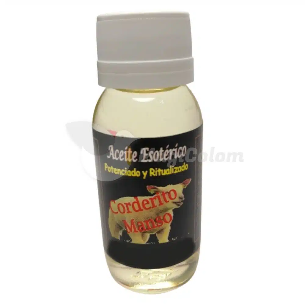 Aceite Corderito Manso esotérico