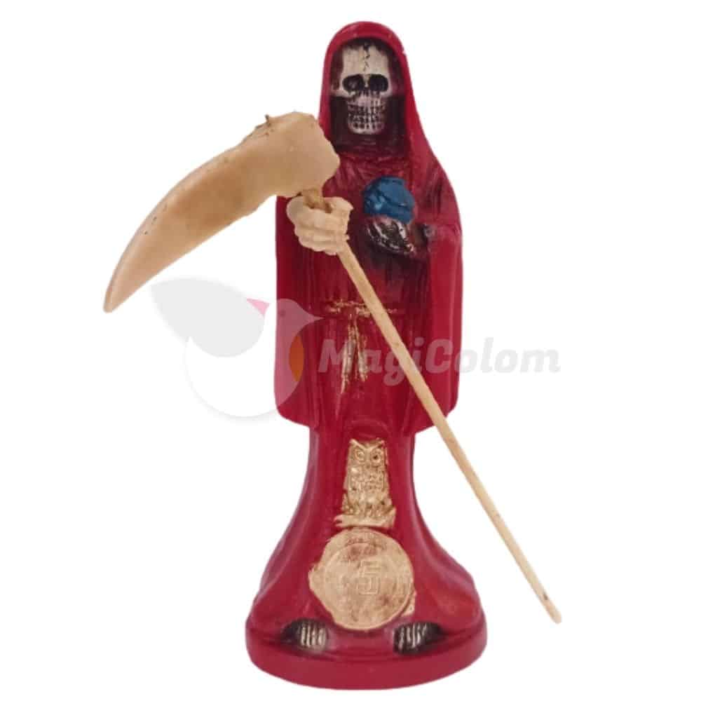 Imagen artesana de la Santa Muerte Roja
