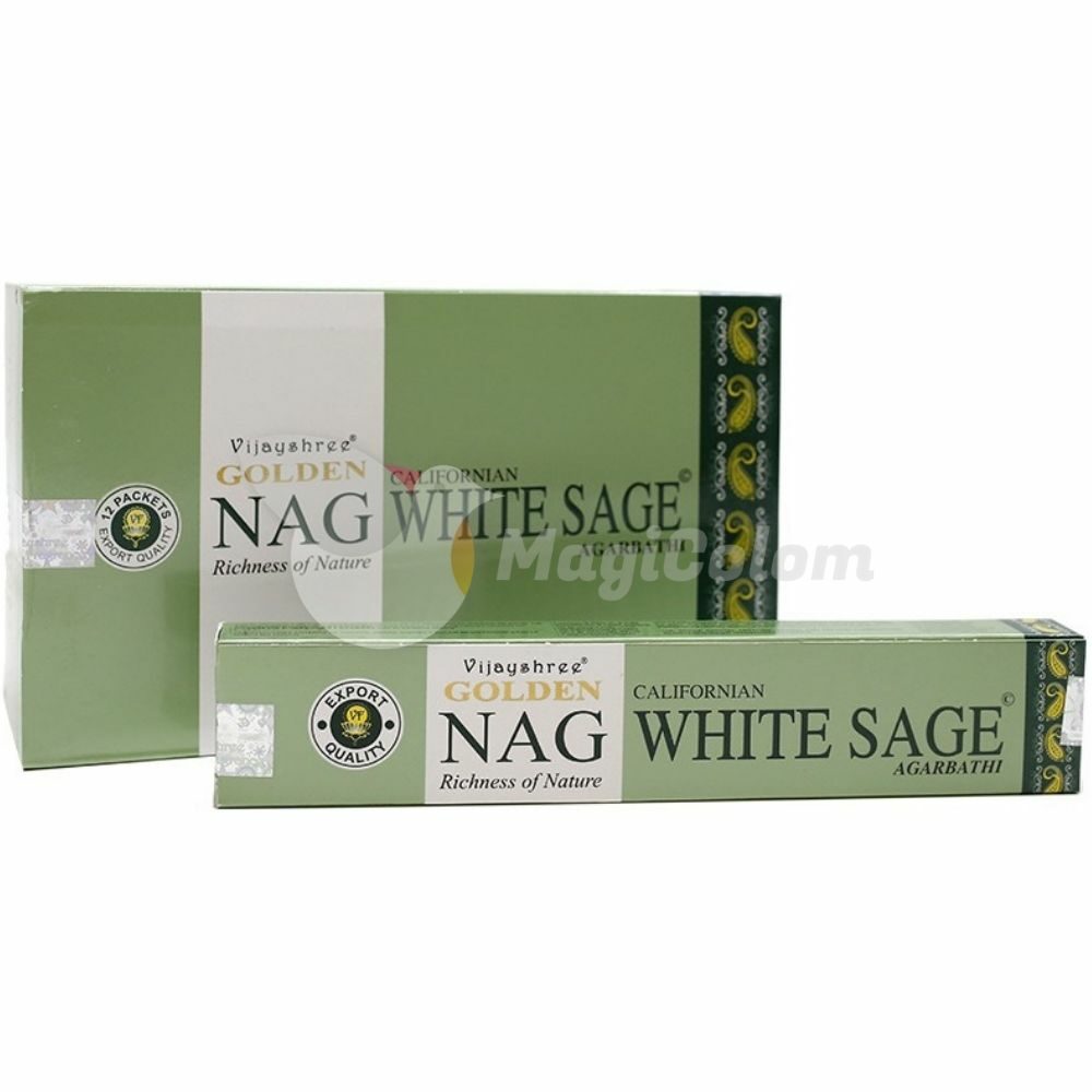Incienso Golden Nag Salvia Blanca