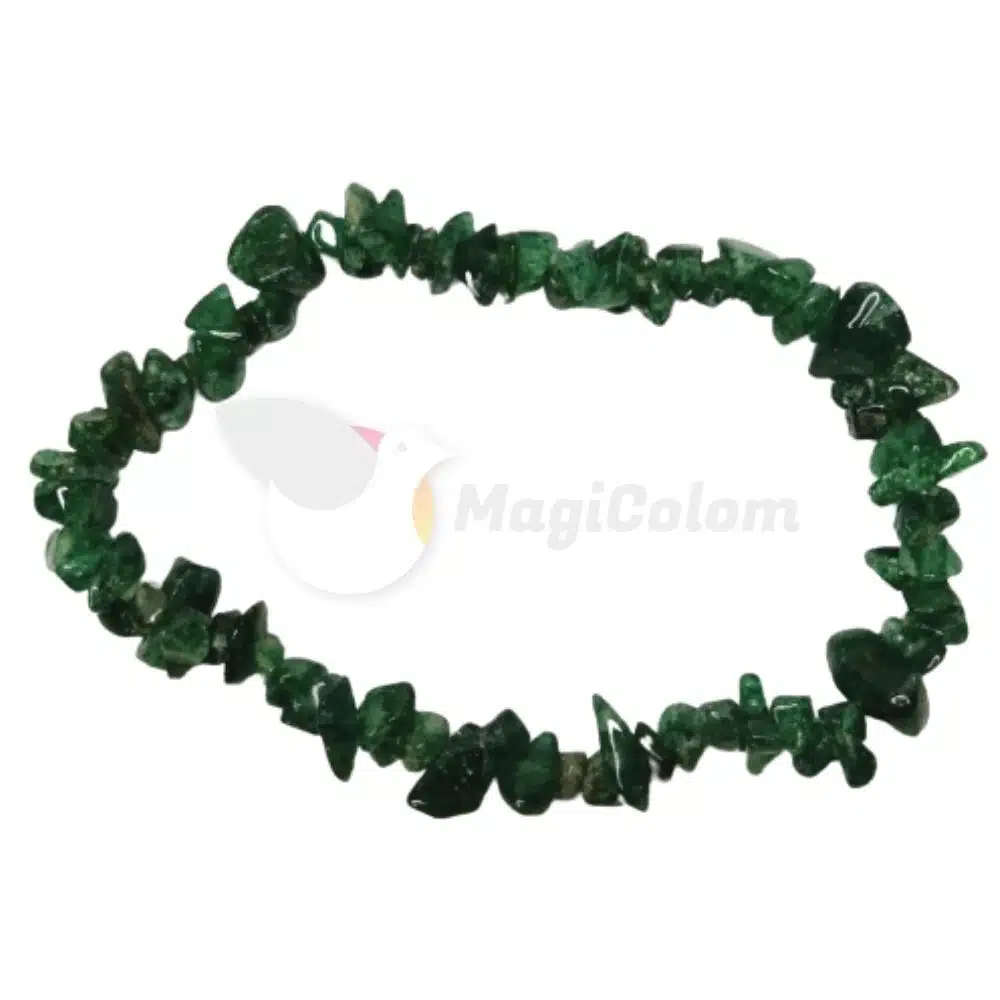 Pulsera de Cuarzo Verde Chip