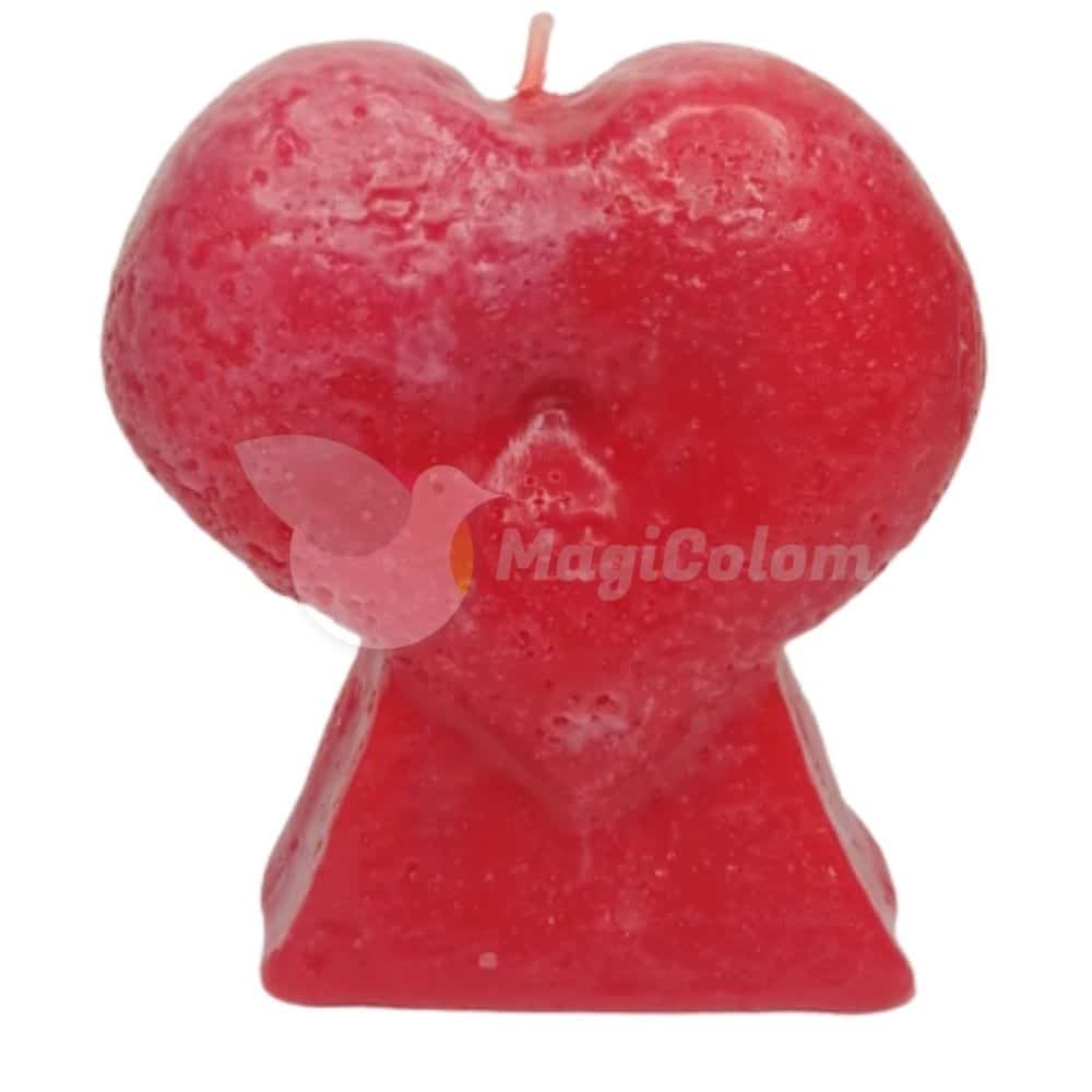 Vela Corazón Rojo 8x7cm