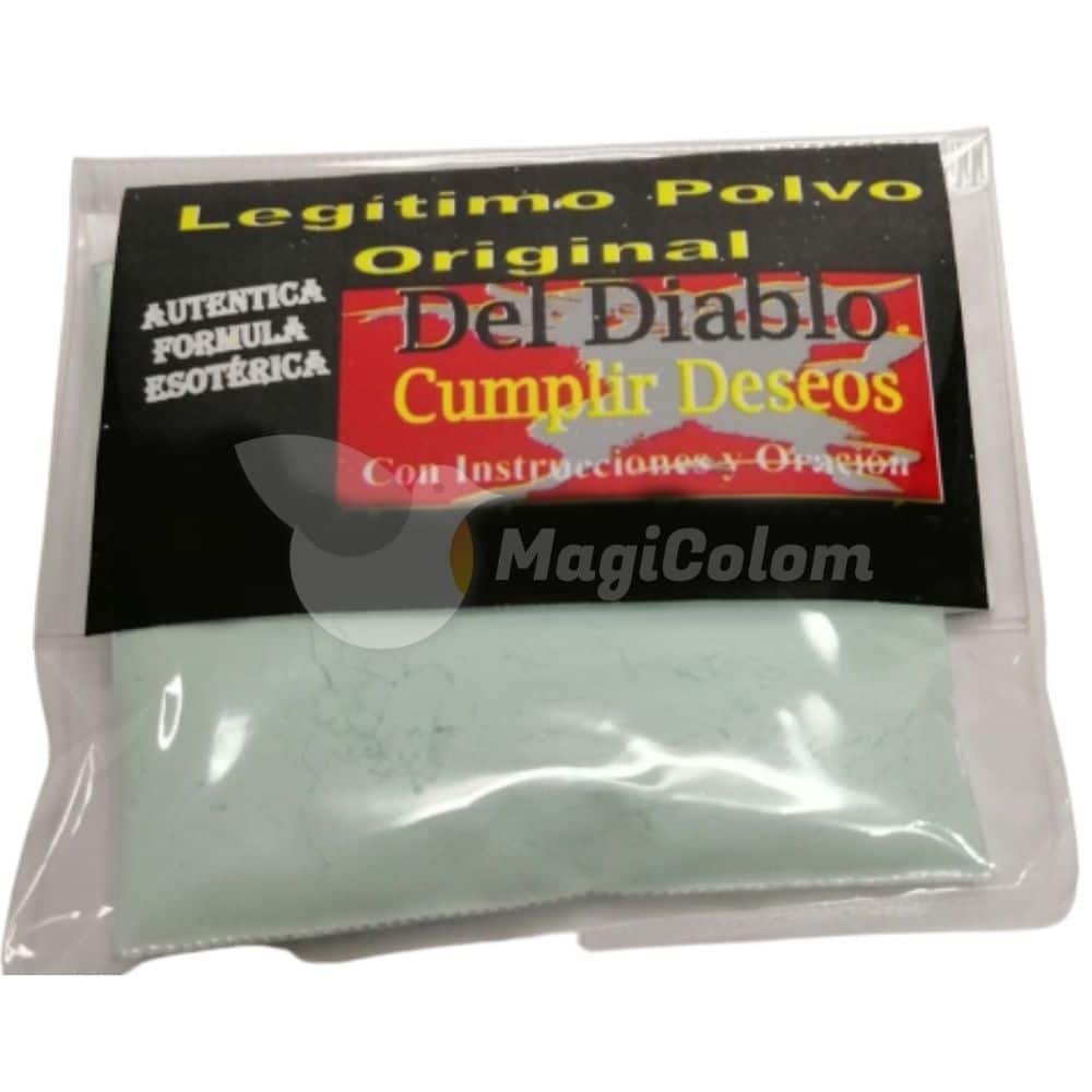 Polvo Del Diablo esotérico Cumplir Deseos