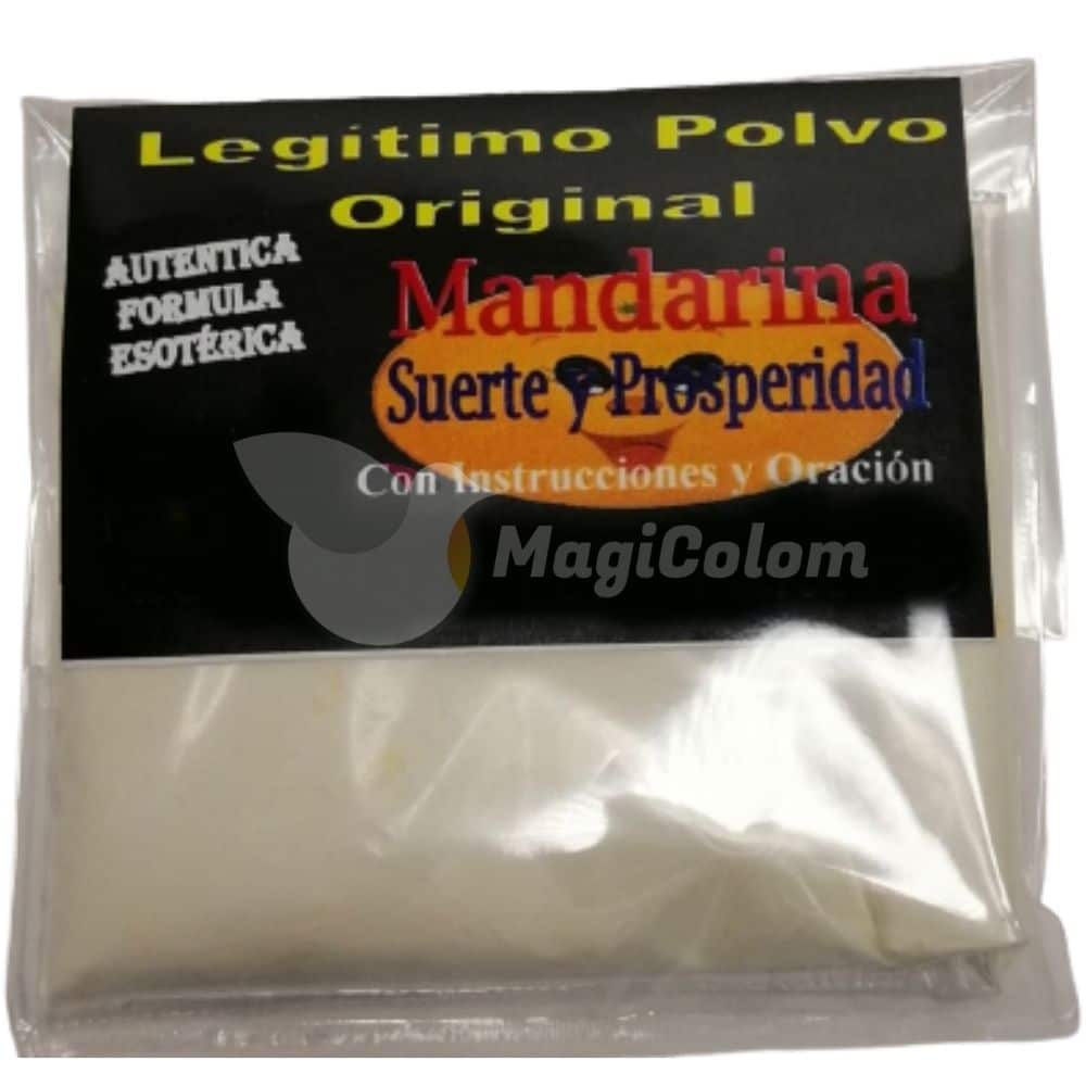 Polvo esotérico Mandarina Prosperidad