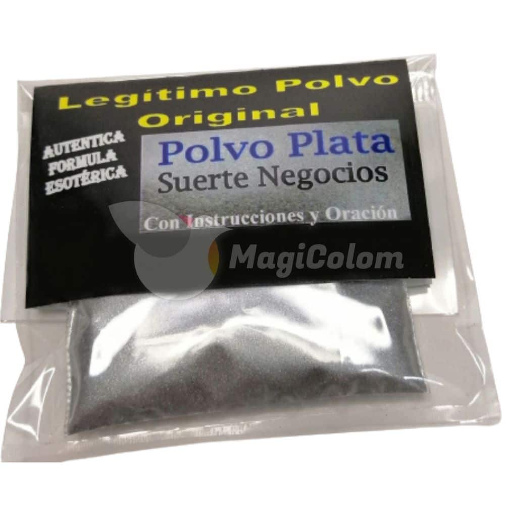 Polvo esotérico Plata Suerte Negocios