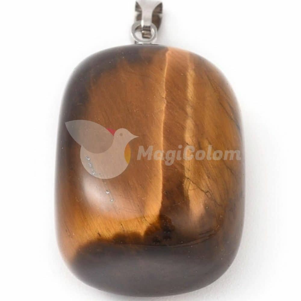 Colgante Canto Rodado Ojo de Tigre
