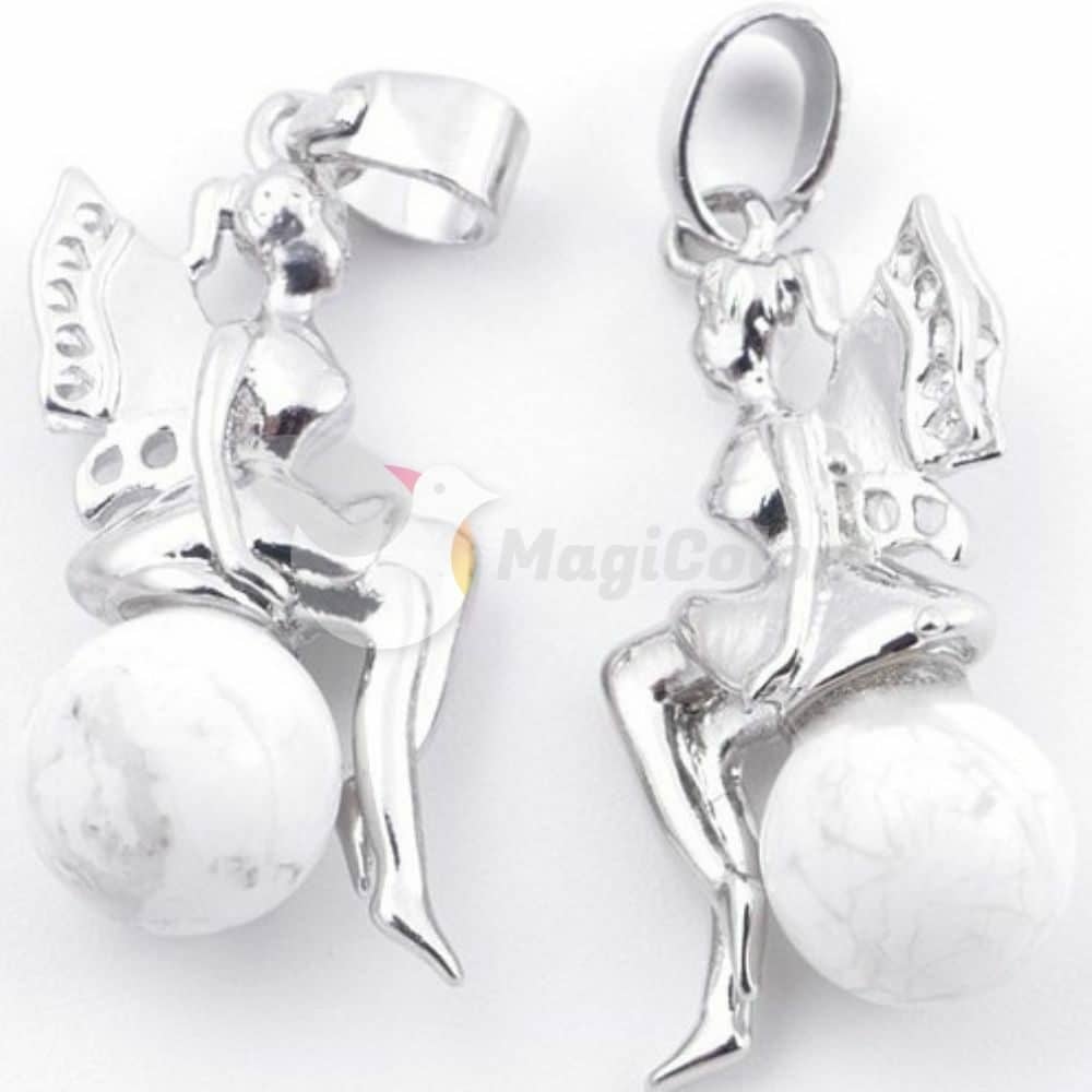 Colgante Hada con Howlite