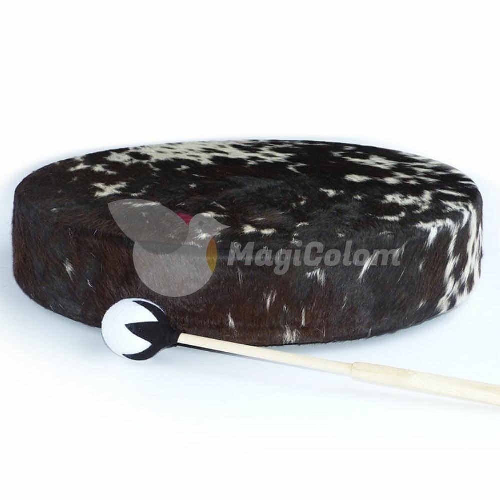 Tambor Piel de cabra y pelo negro