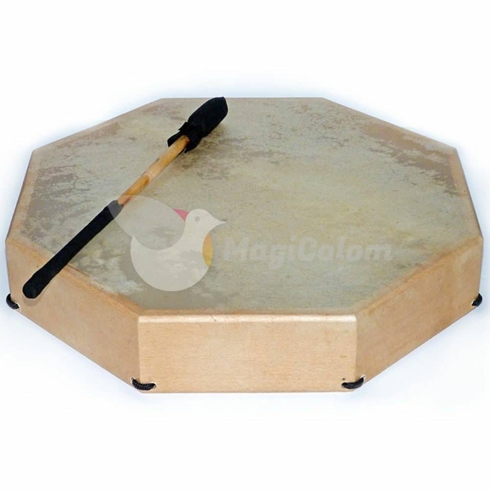 Tambor Octagonal Piel de Cabra