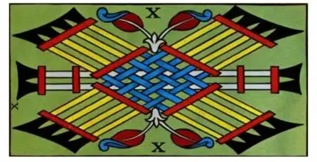 10 de Bastos del tarot