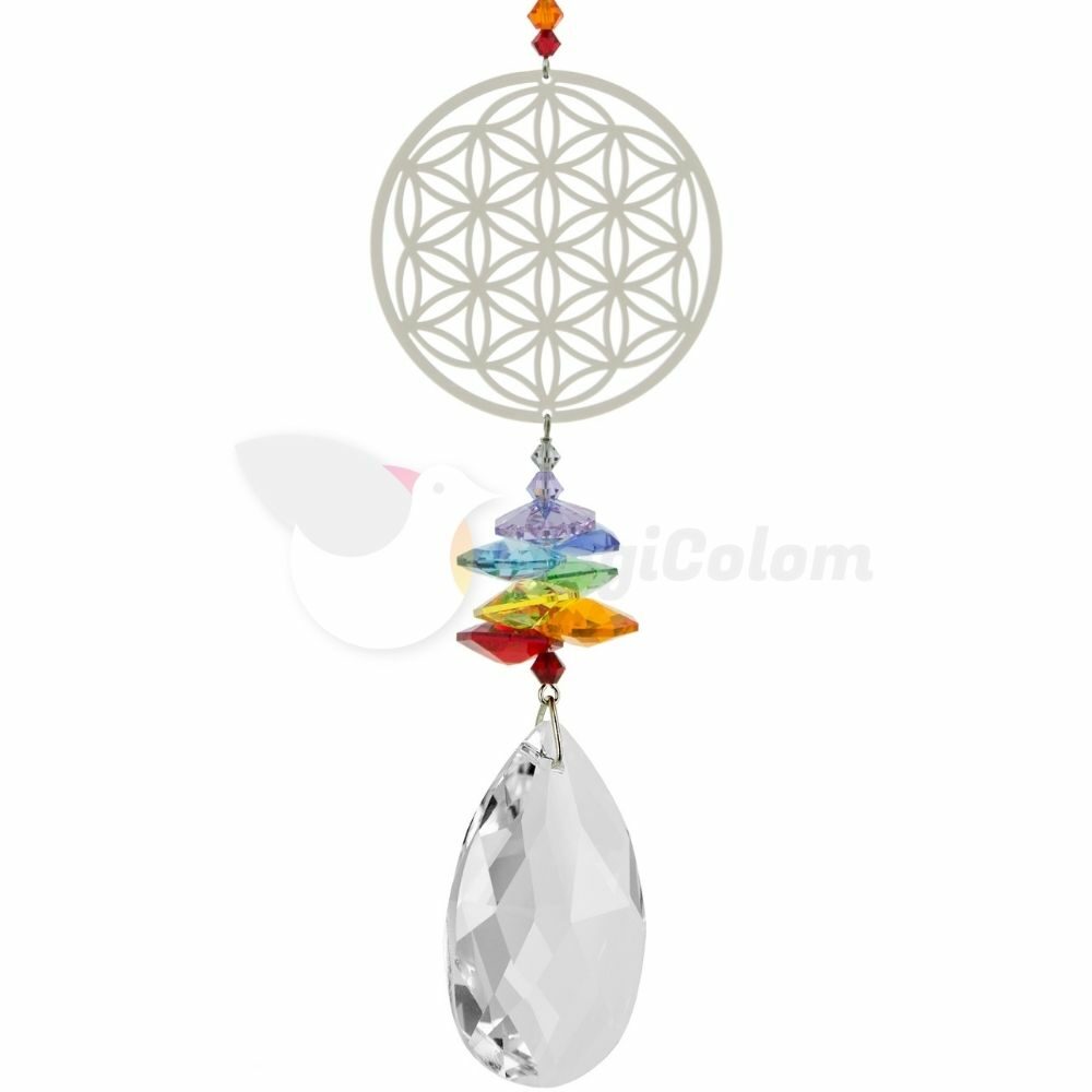 Fantasía de Cristal Flor de la Vida Grande