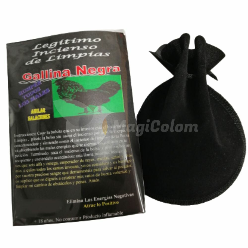 Incienso Limpieza Gallina Negra