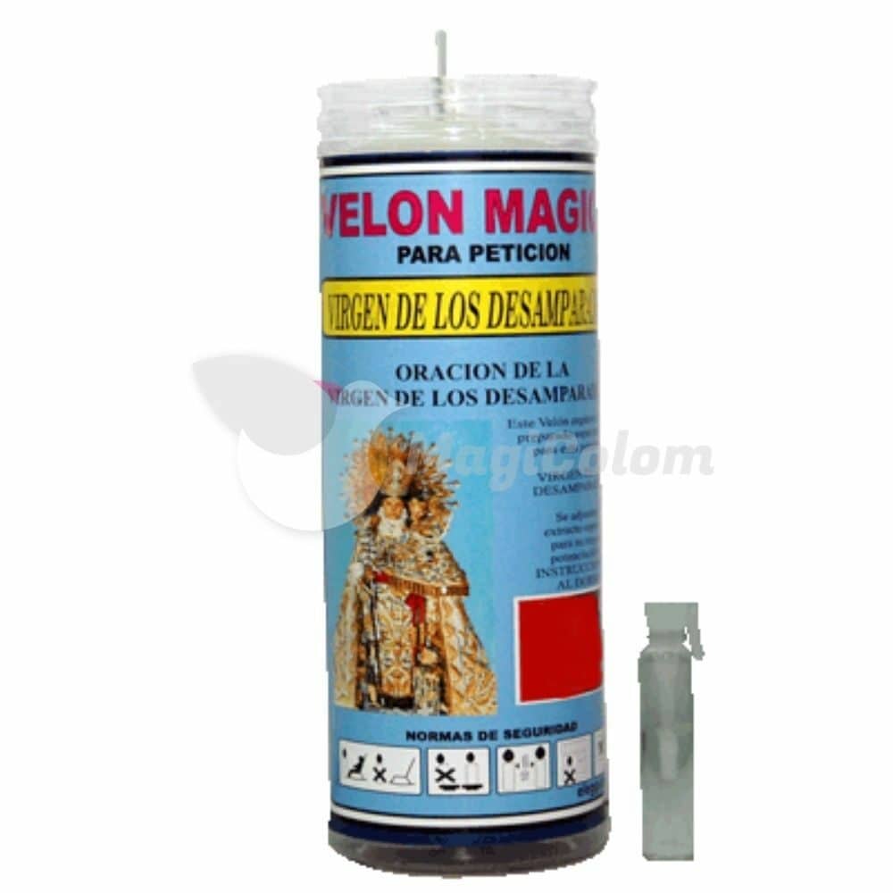 Velón Propósito Virgen de los Desamparados